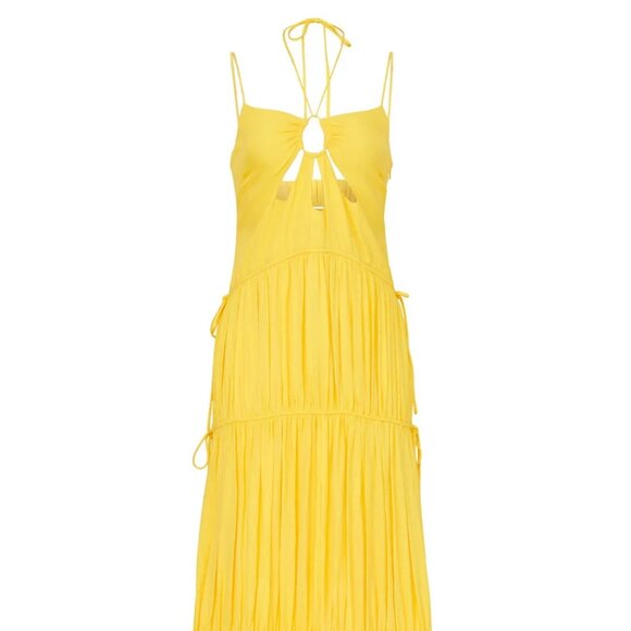 Simkhai Dresses & Skirts - Simkhai, Lina Teardop Maxi Yellow Size M